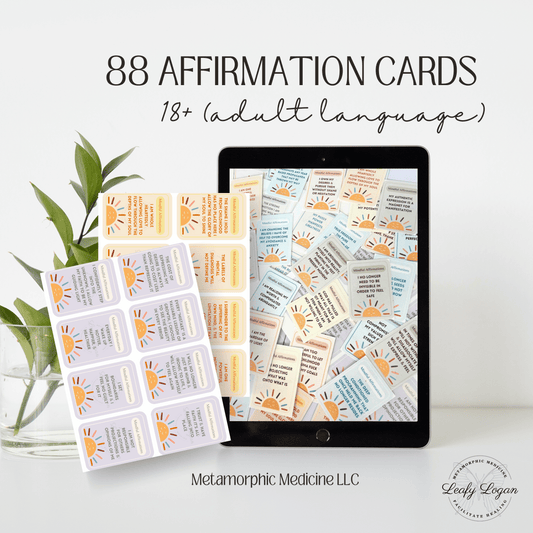 88 - Adult Affirmation Cards - LeafyLogan