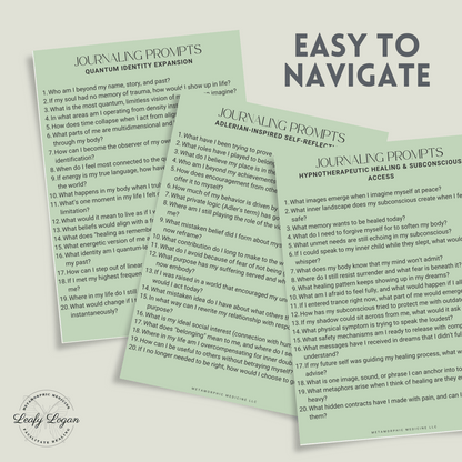 100 Quantum Healing Journal Prompts