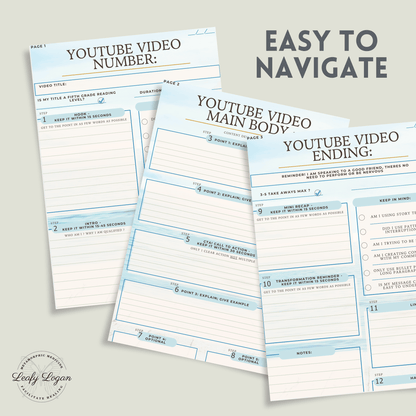 YouTube Creator Planner