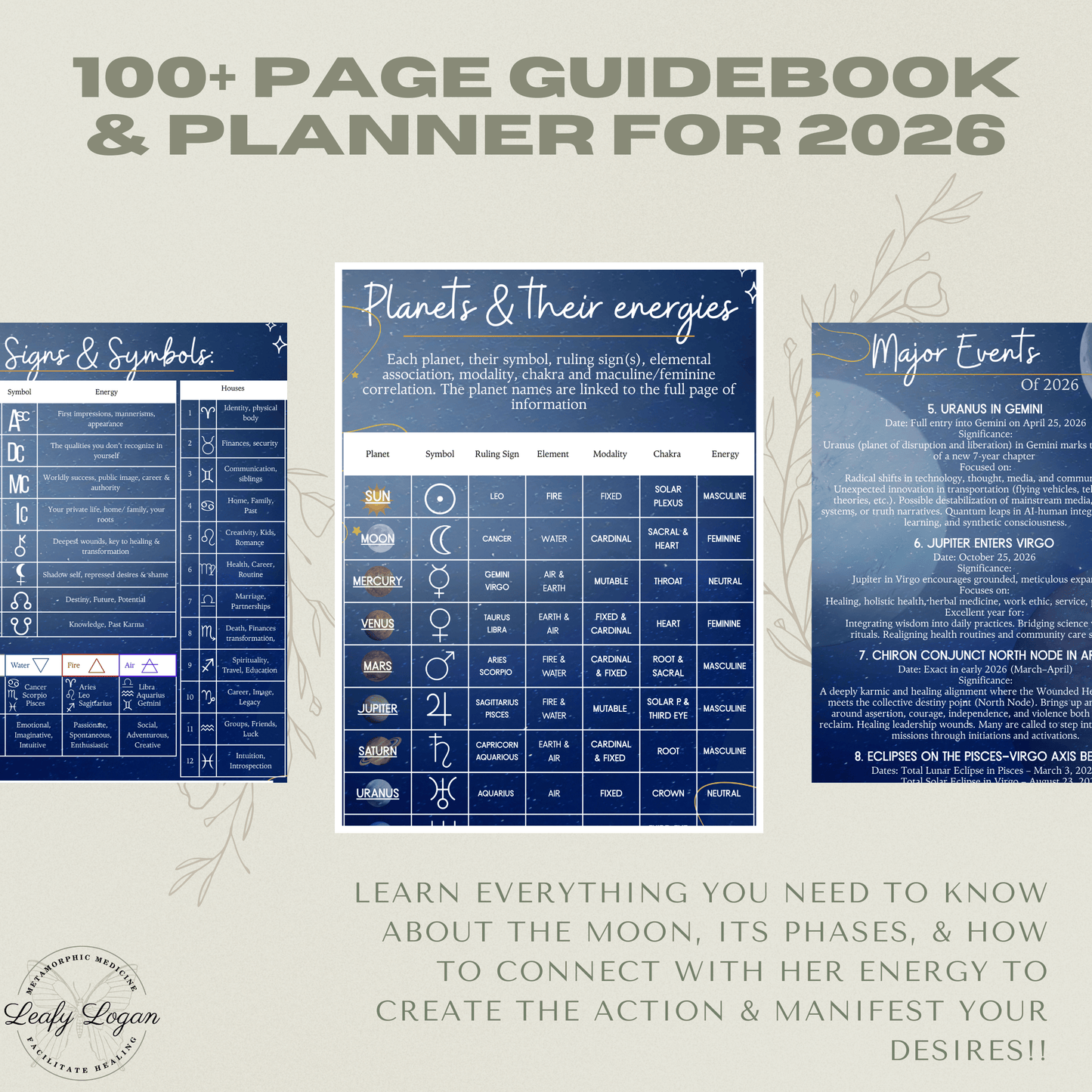 2026 Moon Guidebook & Planner