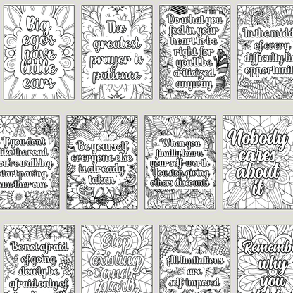 Affirmation Coloring Book - LeafyLogan