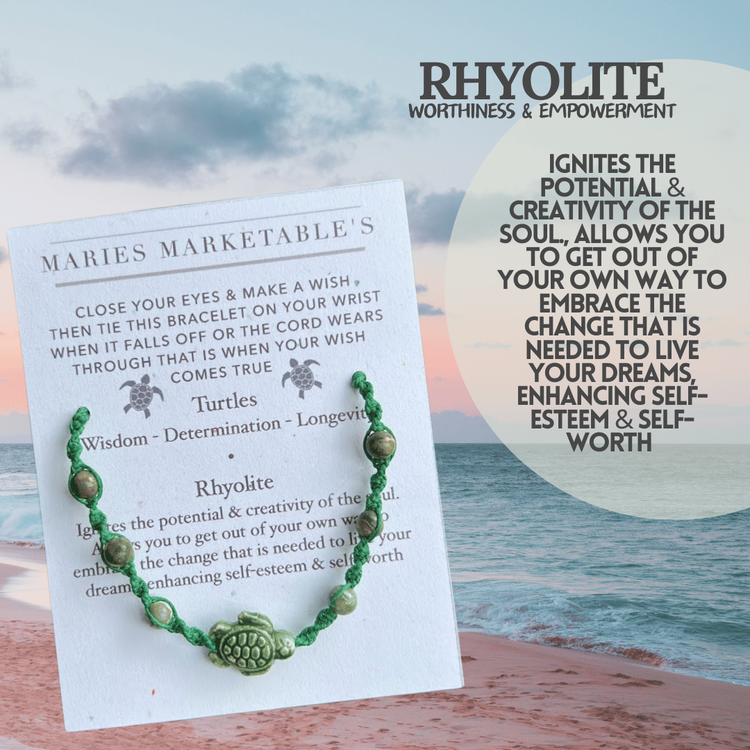 Rhyolite Wish Bracelet - LeafyLogan