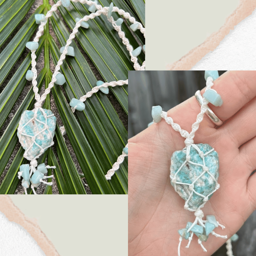 Amazonite Necklace - LeafyLogan