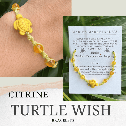 Citrine Wish Bracelet - LeafyLogan