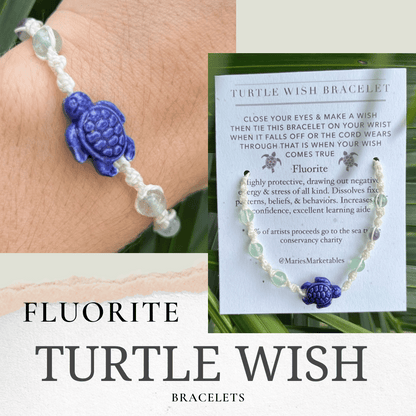 Fluorite Wish Bracelet - LeafyLogan