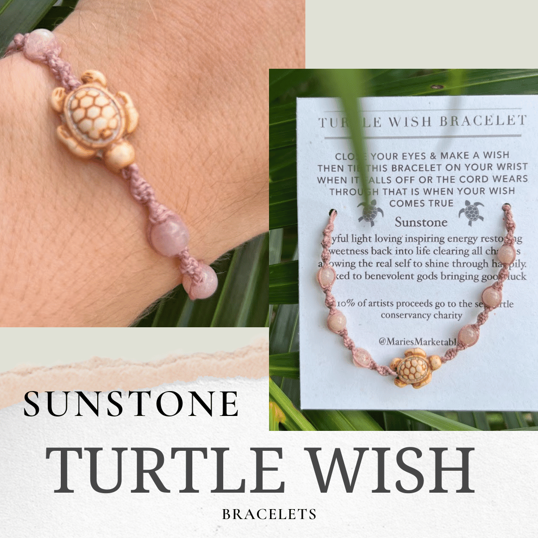 Sunstone Wish Bracelet - LeafyLogan