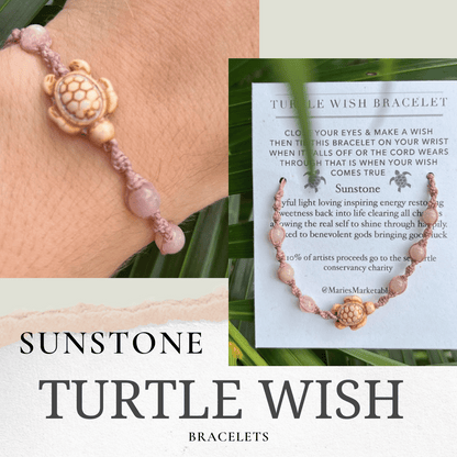 Sunstone Wish Bracelet - LeafyLogan