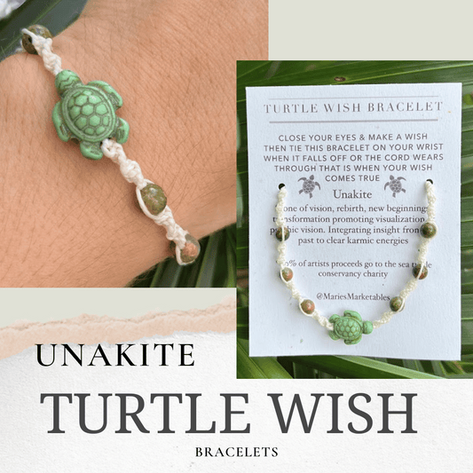 Unakite Wish Bracelet - LeafyLogan